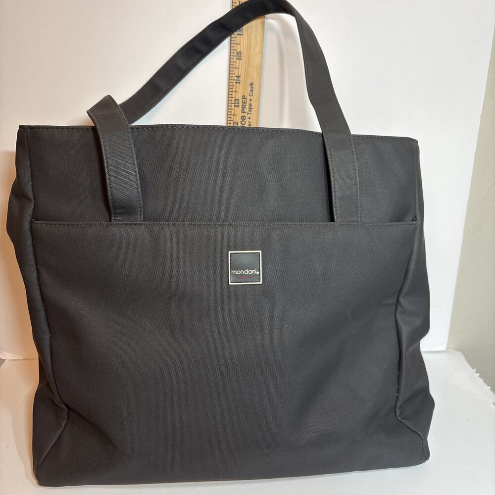 Mondani New York Faux Leather Shoulder Tote Bag